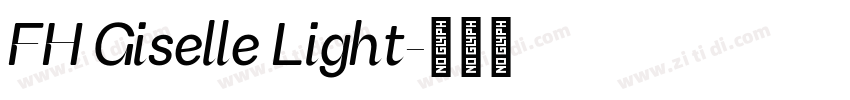 FH Giselle Light字体转换